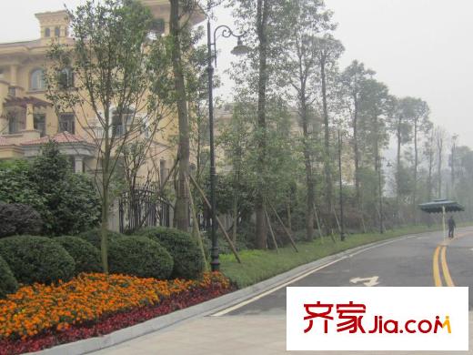 三盛翡儷山項目旁道路實景(2011.02)