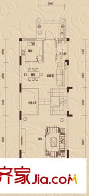三盛翡儷山G型1層（售罄） 3室3廳4衛(wèi)1廚