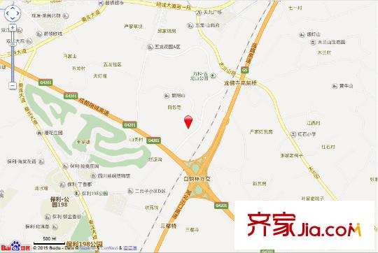 萬科五龍山交通圖