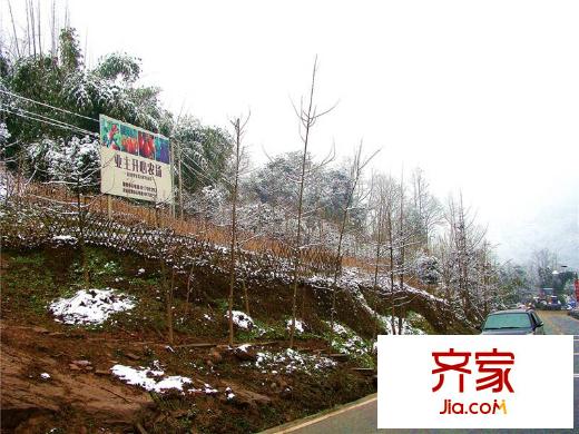 青城莊園小區(qū)內(nèi)雪景（2012-10）