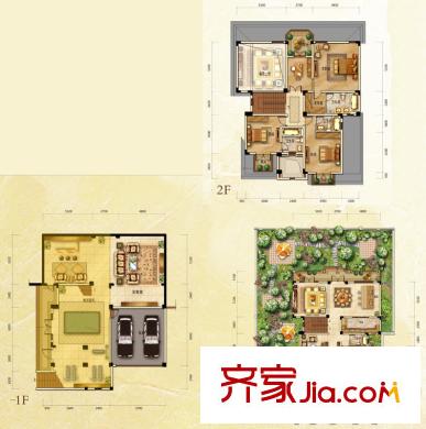 中糧御平方米灣565-571號樓半山獨棟S2型 4室3廳4衛(wèi)1廚