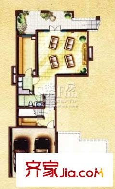 藍(lán)光觀嶺33棟E型負(fù)一層 4室3廳3衛(wèi)1廚