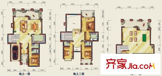 藍(lán)光觀嶺38棟翡翠嶺C1型闊宅央墅 4室2廳6衛(wèi)1廚