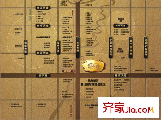 半山艾馬仕區(qū)位圖