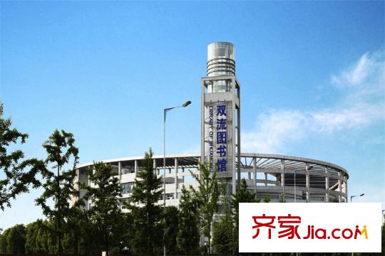 牧馬山蔚藍卡地亞雙流圖書館