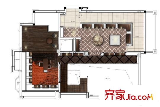 牧馬山蔚藍(lán)卡地亞三期獨棟夾層 5室5廳6衛(wèi)1廚