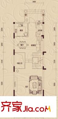 三盛翡儷山G型1層（售罄） 3室3廳4衛(wèi)1廚