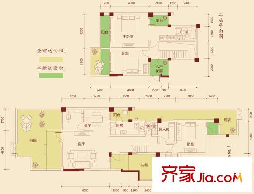 成都國奧村1期17、34、36號樓c1型d1型e1型 3室2廳3衛(wèi)1廚