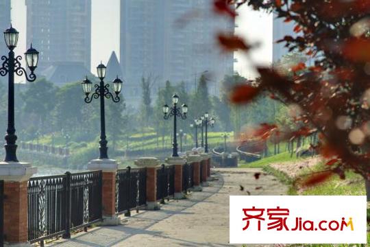 麓湖生態(tài)城沉香谷河流風(fēng)景
