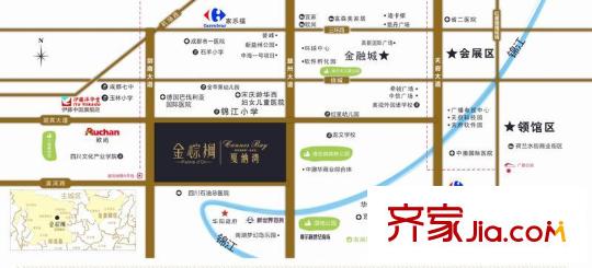 戛納灣金棕櫚區(qū)位圖