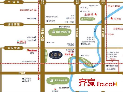 戛納灣金棕櫚區(qū)位圖