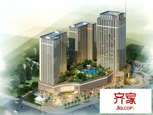 萬坤圖財富廣場鳥瞰圖