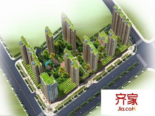 中欣楚天雅郡鳥(niǎo)瞰圖