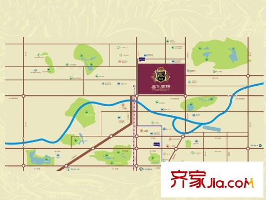 中安善化國際區(qū)位圖