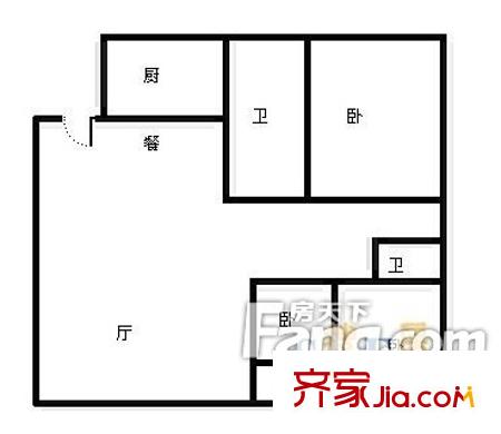 寧鄉(xiāng)豪德市場住宅樓戶型圖4室2廳 戶型圖 4室2廳2衛(wèi)1廚