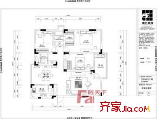 星沙杉星安置區(qū)戶型圖4室2廳  戶型圖 4室2廳2衛(wèi)1廚