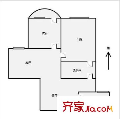 銀園公寓戶(hù)型圖3室2廳1廚1衛(wèi) 戶(hù)型圖 3室2廳1衛(wèi)1廚