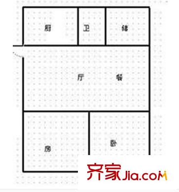 長沙市雨花區(qū)工貿(mào)學(xué)院戶型圖3室2廳 戶型圖 3室2廳2衛(wèi)1廚
