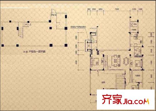 萬科繁華里戶型圖3室2廳 戶型圖 3室2廳2衛(wèi)1廚