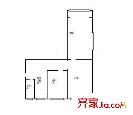 中國(guó)人民財(cái)產(chǎn)保險(xiǎn)宿舍戶型圖3室1廳 戶型圖 3室1廳1衛(wèi)1廚