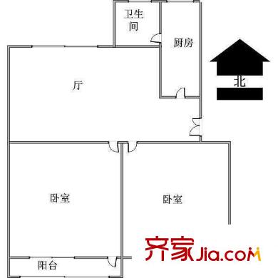 華天宿舍戶型圖2室2廳 戶型圖 2室2廳1衛(wèi)1廚