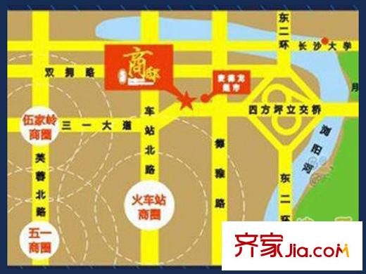 永通商邸交通圖