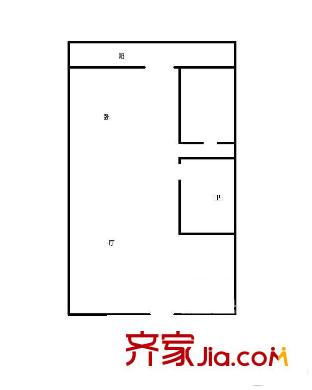 中國(guó)人民財(cái)產(chǎn)保險(xiǎn)宿舍戶型圖1室1廳 戶型圖 1室1廳1衛(wèi)1廚