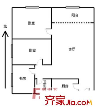 遠(yuǎn)東公寓戶型圖3室1廳1衛(wèi)1廚 戶型圖 3室1廳1衛(wèi)1廚