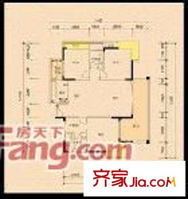 思進大廈戶型圖3室2廳  戶型圖 3室2廳1衛(wèi)1廚