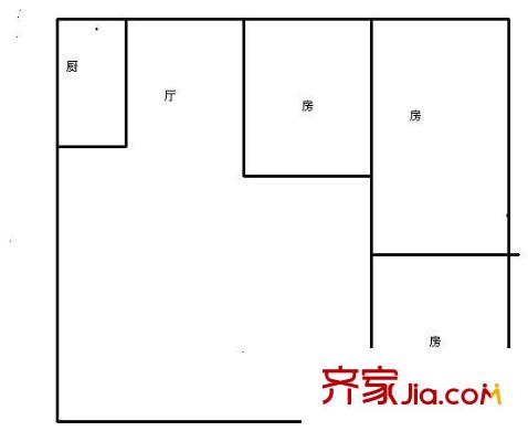 中江置業(yè)戶型圖3室2廳2衛(wèi)1廚 戶型圖 3室2廳2衛(wèi)1廚