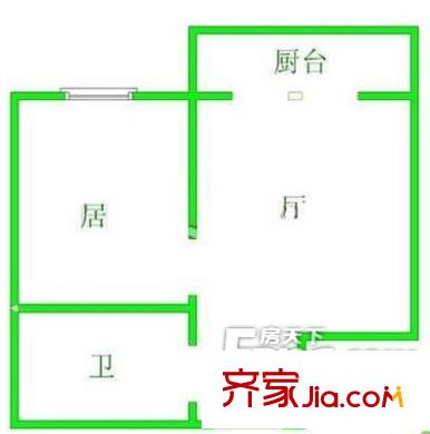 凱達(dá)園戶型圖1室1廳1衛(wèi)1廚 戶型圖 1室1廳1衛(wèi)1廚