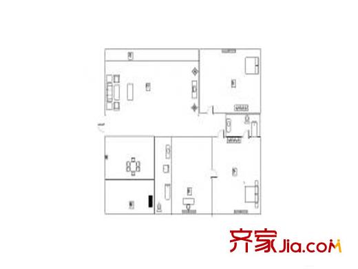 錦苑小區(qū)戶型圖3室2廳  戶型圖 3室2廳2衛(wèi)1廚