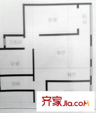 錦苑小區(qū)戶型圖3室2廳 戶型圖 3室2廳1衛(wèi)1廚