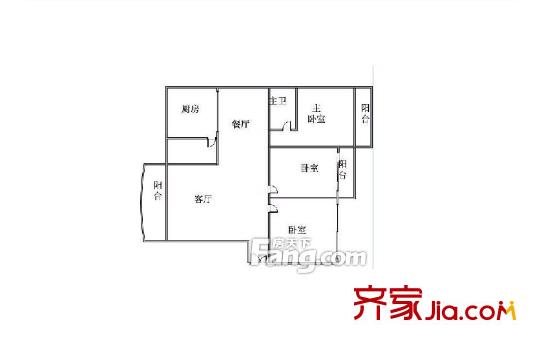 南頤園戶型圖3室2廳  戶型圖 3室2廳2衛(wèi)1廚