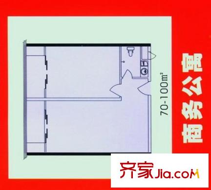 鴻運凱旋國際戶型圖1室1廳 戶型圖 1室1廳1衛(wèi)1廚