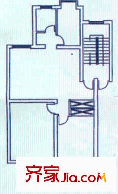 航發(fā)錦繡家園戶型圖2室2廳1衛(wèi)1廚