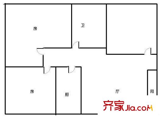 旭日東升戶(hù)型圖3室2廳1衛(wèi)1廚 戶(hù)型圖 3室2廳1衛(wèi)1廚