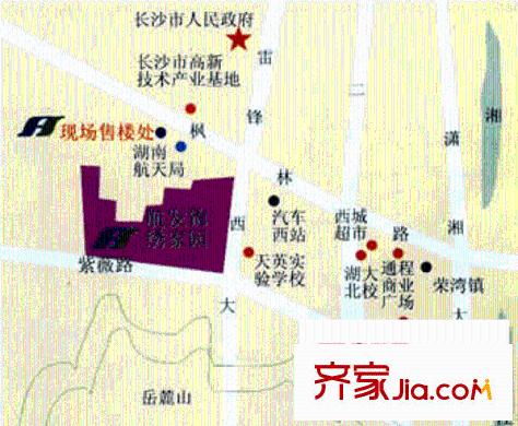 航發(fā)錦繡家園交通圖
