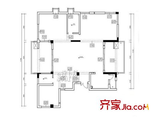 長沙市外運宿舍戶型圖4室2廳  戶型圖 4室2廳2衛(wèi)1廚