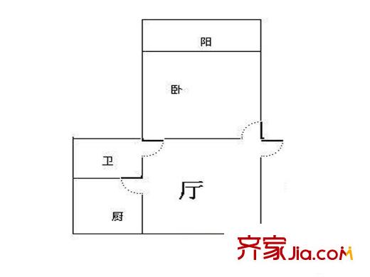 長沙市外運宿舍戶型圖1室1廳  戶型圖 1室1廳1衛(wèi)1廚