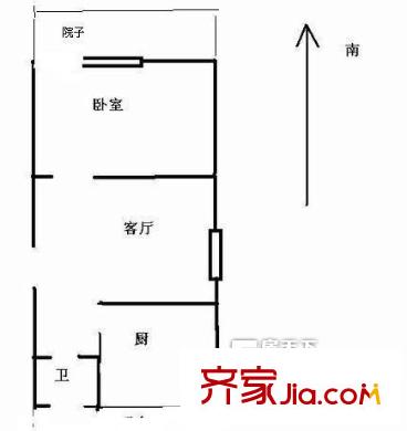 獅子山社區(qū)戶型圖1室1廳  戶型圖 1室1廳1衛(wèi)1廚