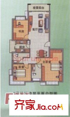 輕工業(yè)部長(zhǎng)沙設(shè)計(jì)院宿舍戶(hù)型圖3室2廳 戶(hù)型圖  3室2廳1衛(wèi)1廚