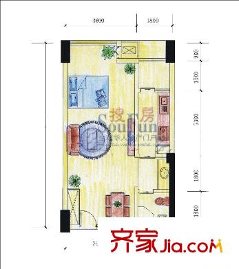 新青年公寓戶型圖
