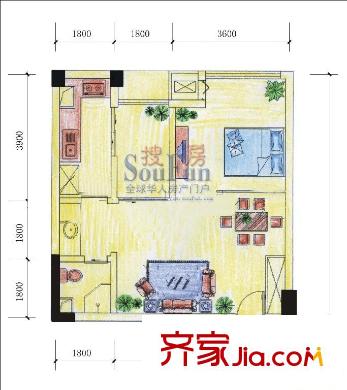 新青年公寓戶型圖