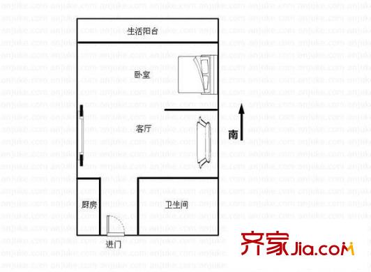2076至高點戶型圖1室1廳1廚1衛(wèi) 戶型圖 1室1廳1衛(wèi)1廚