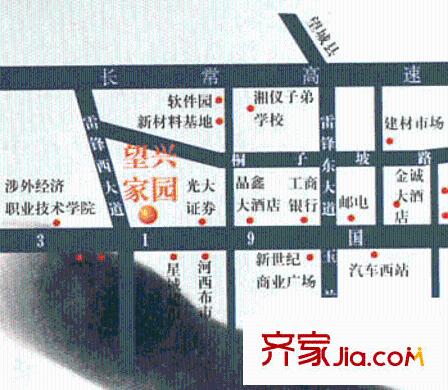 望興家園交通圖
