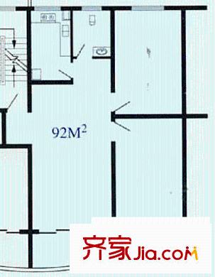 景芳苑戶型圖2室2廳1衛(wèi)1廚
