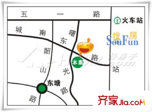 QQ生活館交通圖