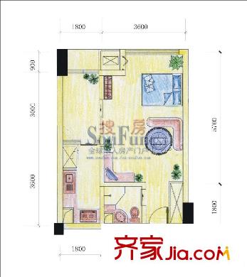 新青年公寓戶型圖