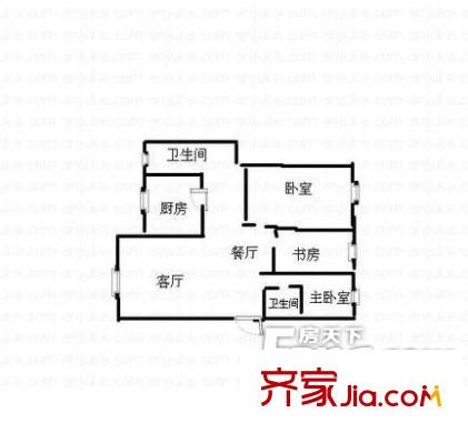 蘭景花園戶型圖3室2廳2衛(wèi)  戶型圖 3室2廳2衛(wèi)1廚